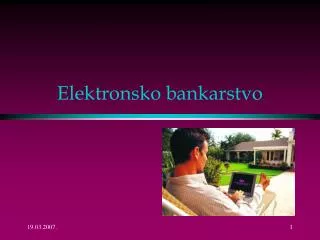 elektronsko bankarstvo