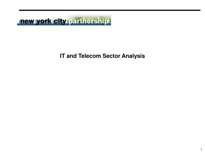 it and telecom sector analysis