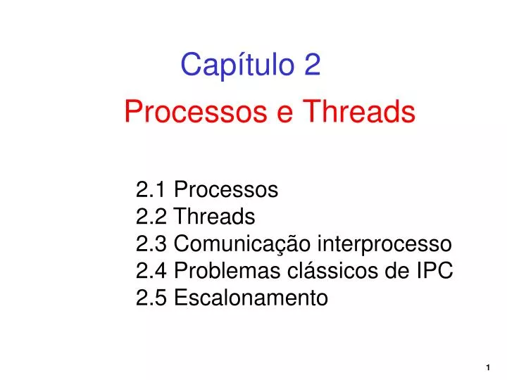 processos e threads