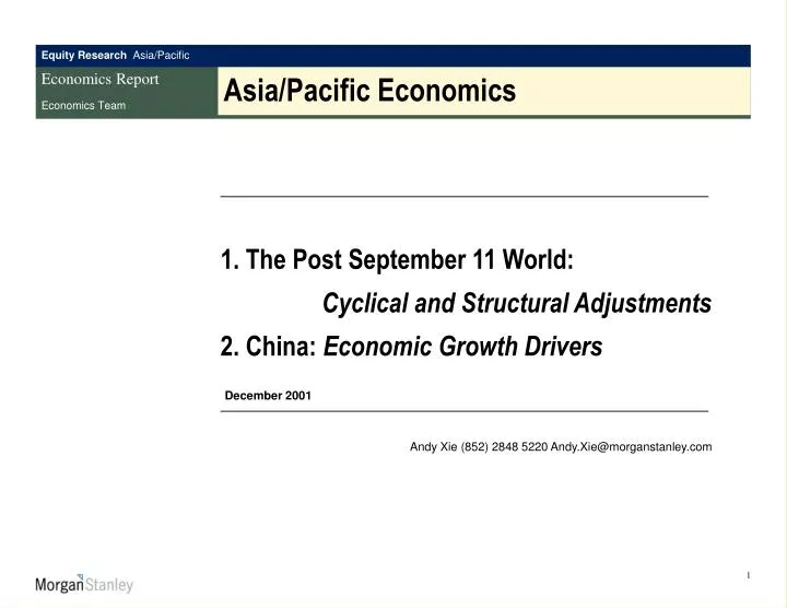 asia pacific economics