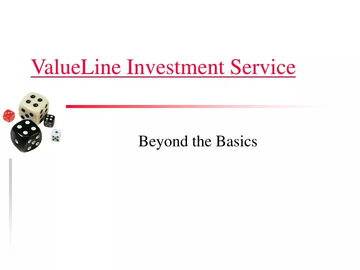 valueline investment service