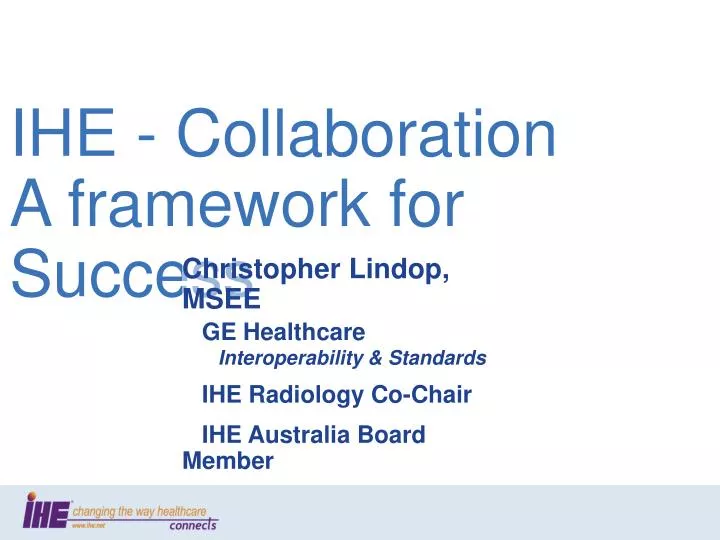 ihe collaboration a framework for success