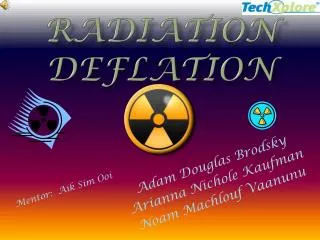 Radiation Deflation