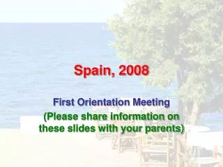 Spain, 2008