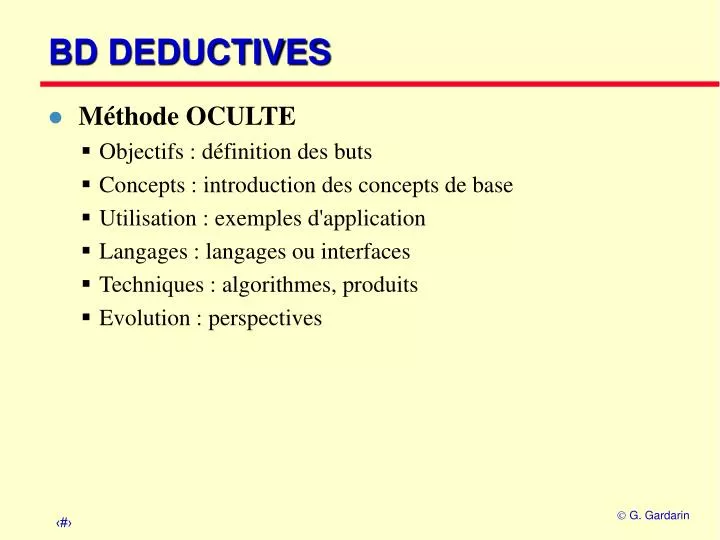 bd deductives