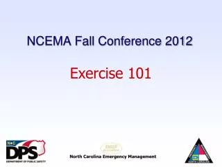 NCEMA Fall Conference 2012