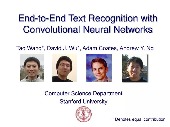end to end text recognition with convolutional neural networks