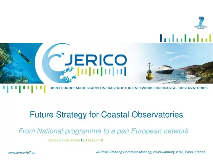 future strategy for coastal observatories