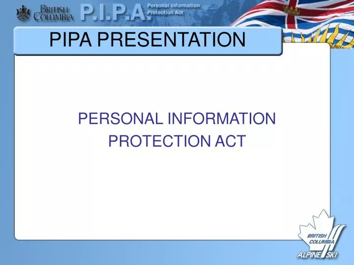 pipa presentation