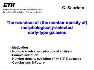 The evolution of (the number density of) morphologically-selected early-type galaxies