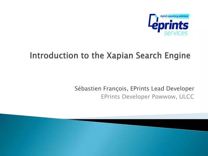 introduction to the xapian search engine