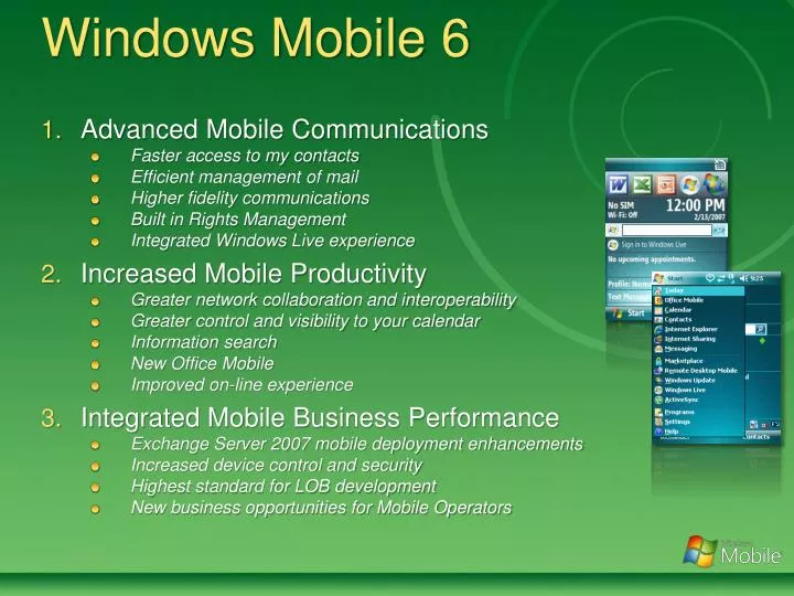 windows mobile 6