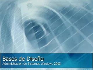 bases de dise o