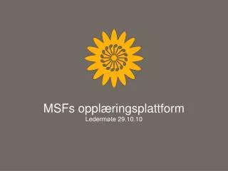 msfs oppl ringsplattform lederm te 29 10 10