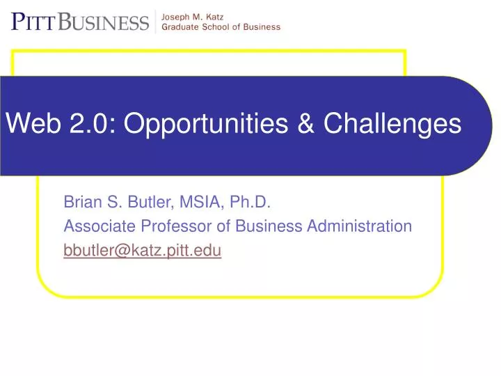 web 2 0 opportunities challenges