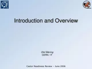 Introduction and Overview