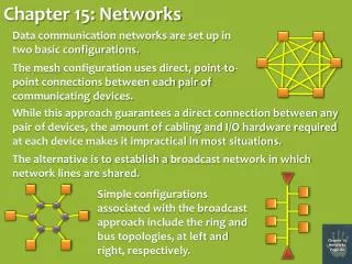 Chapter 15: Networks