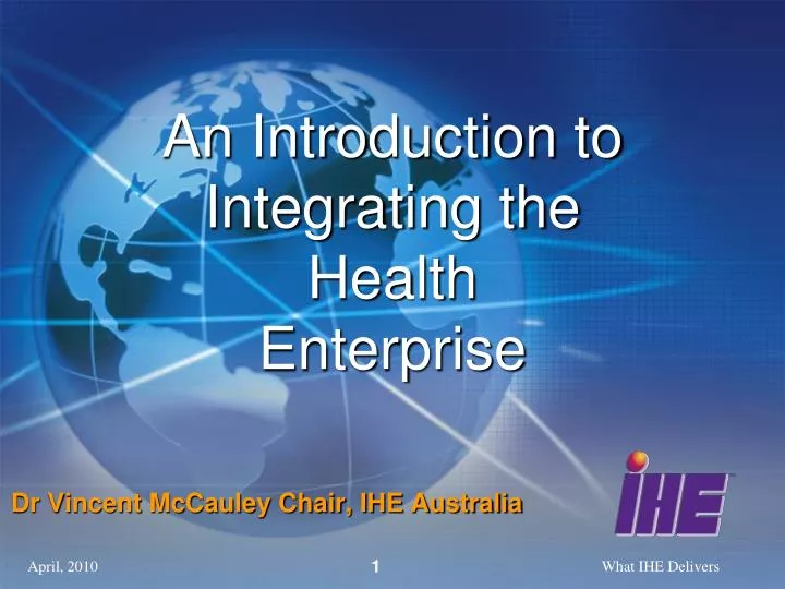 an introduction to integrating the health enterprise