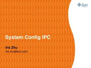 System Config IPC
