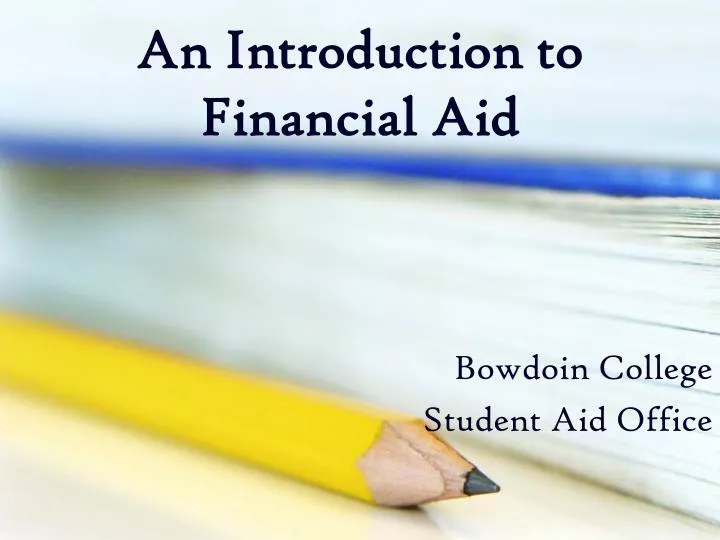 an introduction to financial aid