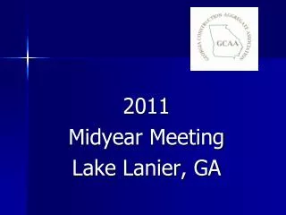 2011 Midyear Meeting Lake Lanier, GA