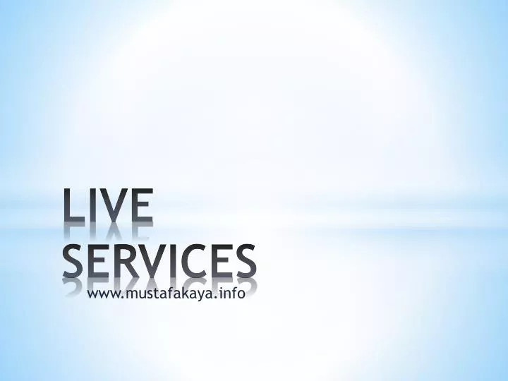 live services