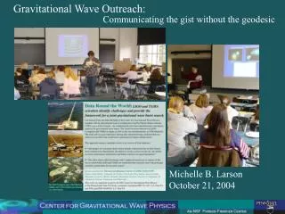 Gravitational Wave Outreach: