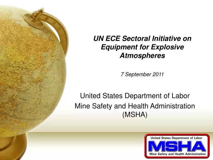 un ece sectoral initiative on equipment for explosive atmospheres 7 september 2011