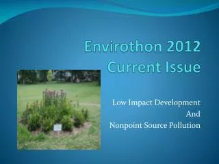 Envirothon 2012 Current Issue