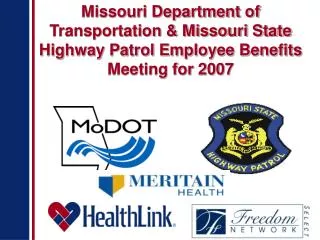 What is New for the MoDOT/MSHP Medical Plan for 2007?