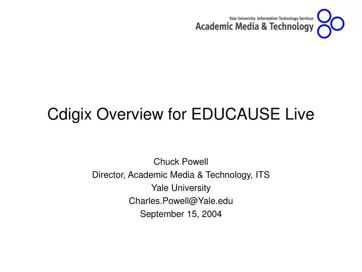 cdigix overview for educause live