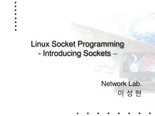 linux socket programming introducing sockets