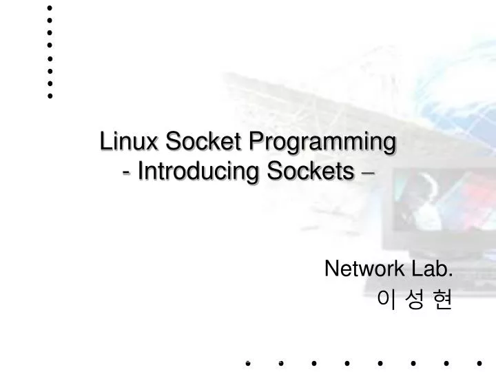 linux socket programming introducing sockets