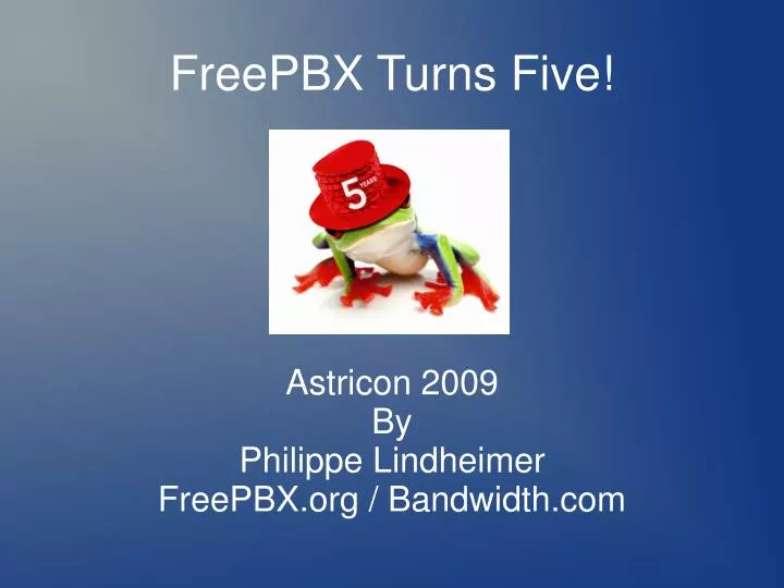 astricon 2009 by philippe lindheimer freepbx org bandwidth com