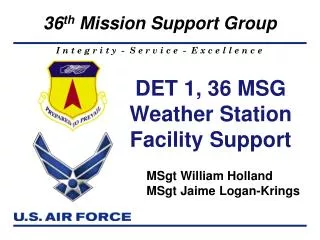 DET 1, 36 MSG Weather Station Facility Support