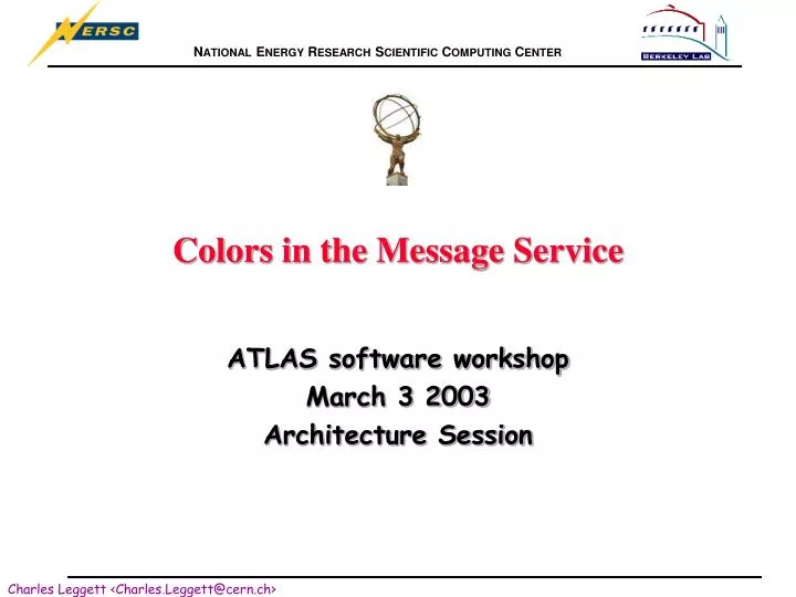 colors in the message service