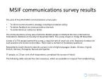 Results of the 2013 MSIF Communications Survey: Insights and Strategic Direction - slide 1