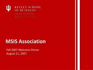 MSIS Association