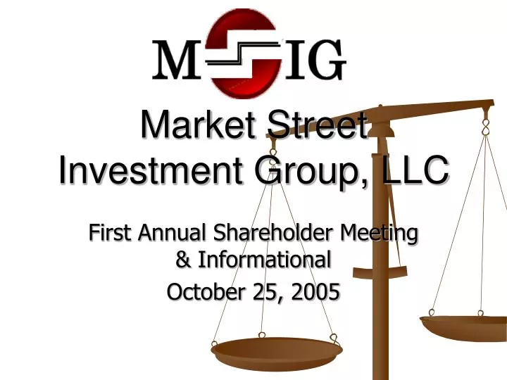 market street investment group llc