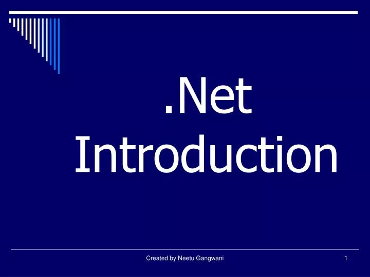 net introduction