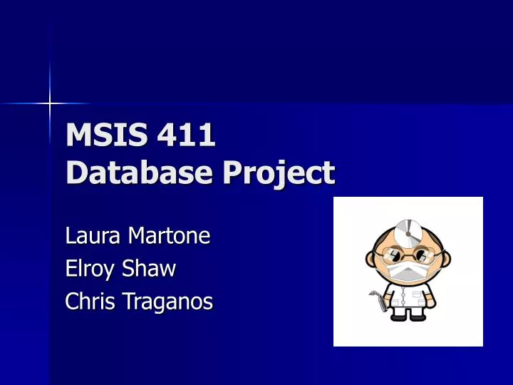msis 411 database project