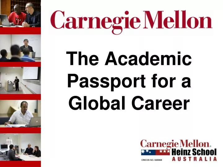 the academic passport for a global career