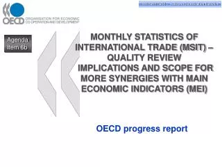 OECD progress report