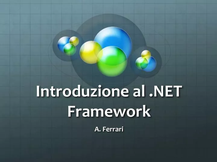 introduzione al net framework