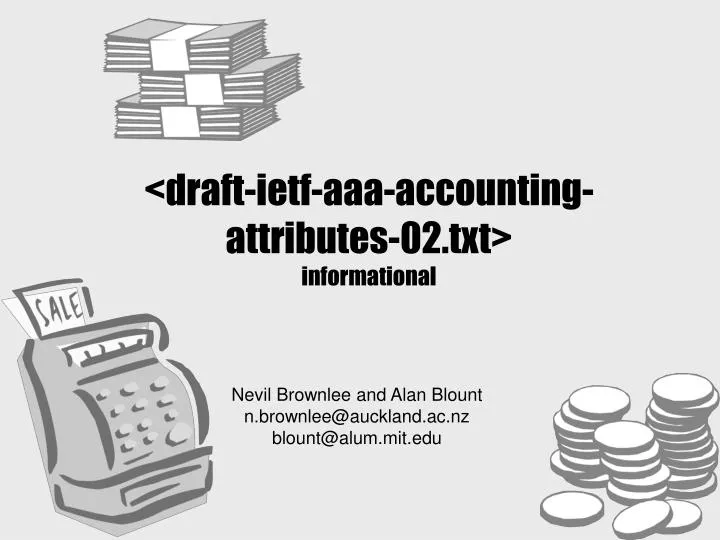 draft ietf aaa accounting attributes 02 txt informational