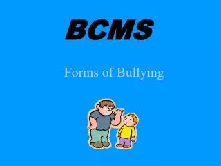 Forms of Bullying