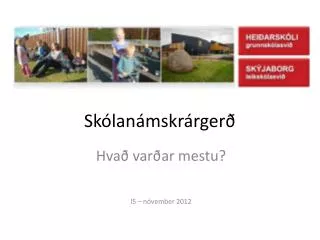 sk lan mskr rger