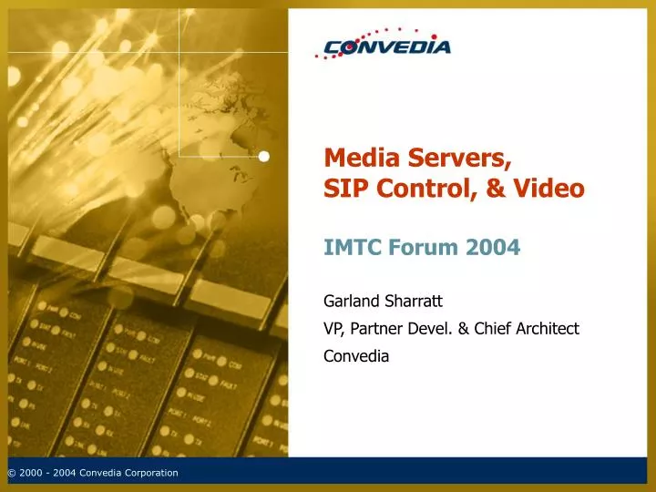 media servers sip control video imtc forum 2004