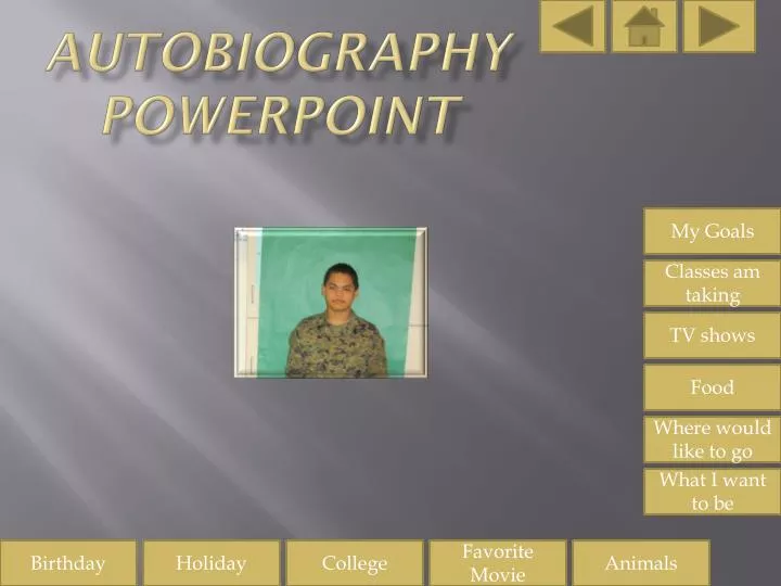 autobiography powerpoint