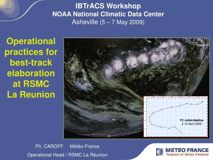 operational practices for best track elaboration at rsmc la reunion
